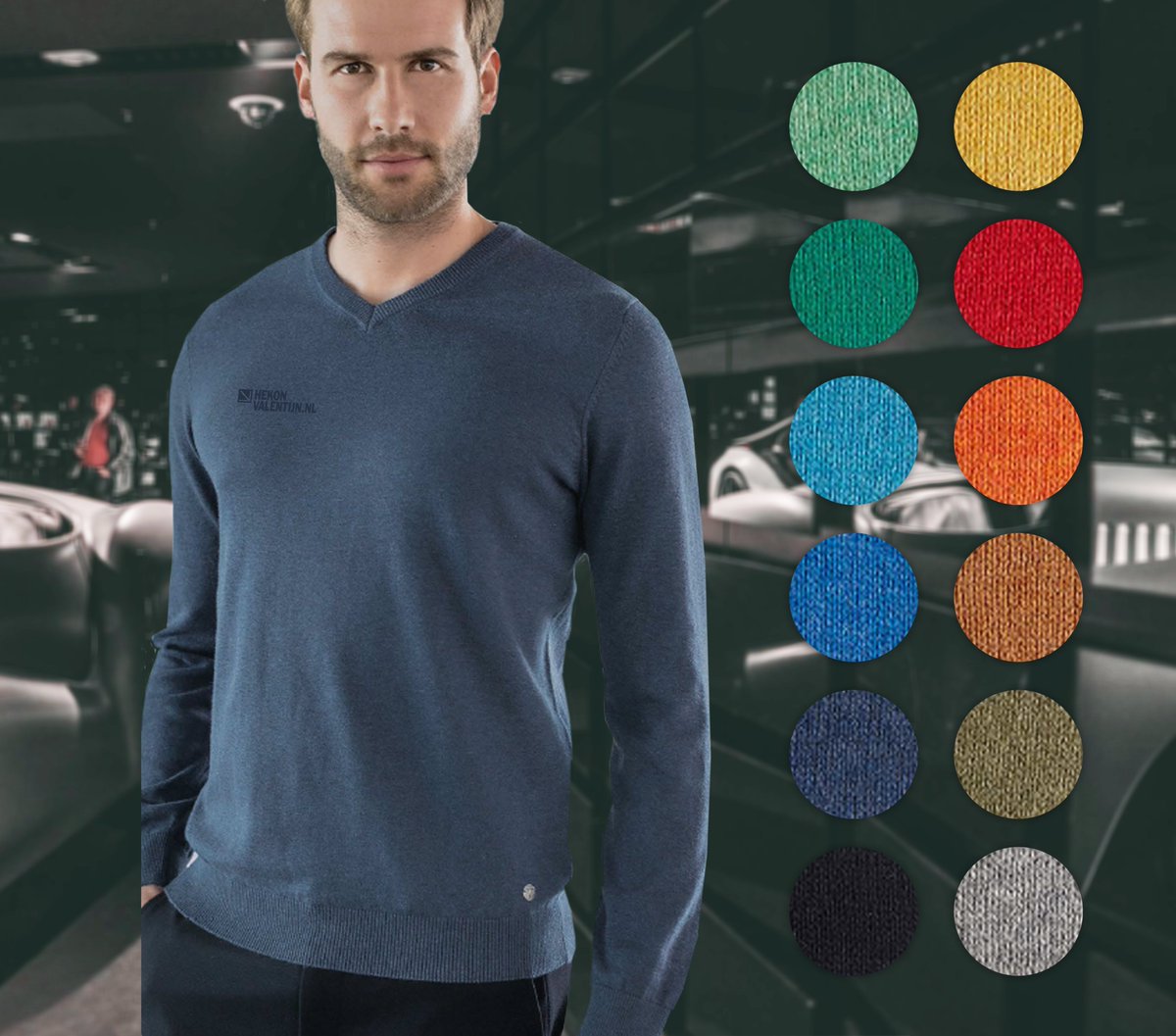 Deze stijlvolle pullover is verkrijgbaar in nieuwe seizoen kleuren. Lekker fris groen voor de lente of mooi lichtblauw voor de koudere zomerdagen. De keuzes zijn eindeloos. De pullovers zijn van 100% katoen. We kunnen de pullover voorzien van jouw logo middels een luxe borduring.