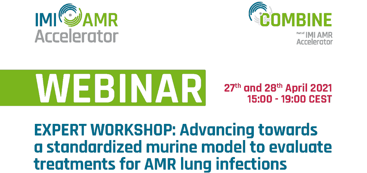 📢📢📢 WORKSHOP ANNOUNCEMENT

Connect with us on 27 & 28 April to hear from experts specialised in animal model standardisation for #AMR research! 

Register now free of charge & stay tuned for further updates 👉 bit.ly/3fOOia9 

#AMRresearch #AntibioticResistance