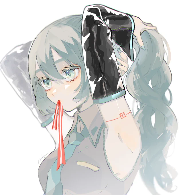 #初音ミクを描くと元気が出る 