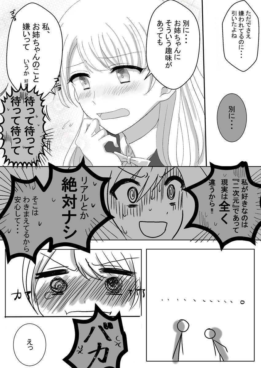 百合好き姉と姉が好きな妹
#創作百合
#百合漫画 