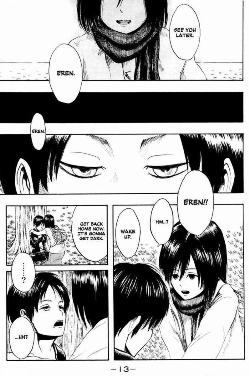 moonchildbish's tweet photo. so this is what Eren saw in chapter 1... #ThankYouIsayama #AttackOnTitan https://t.co/IVd9mDa8ml