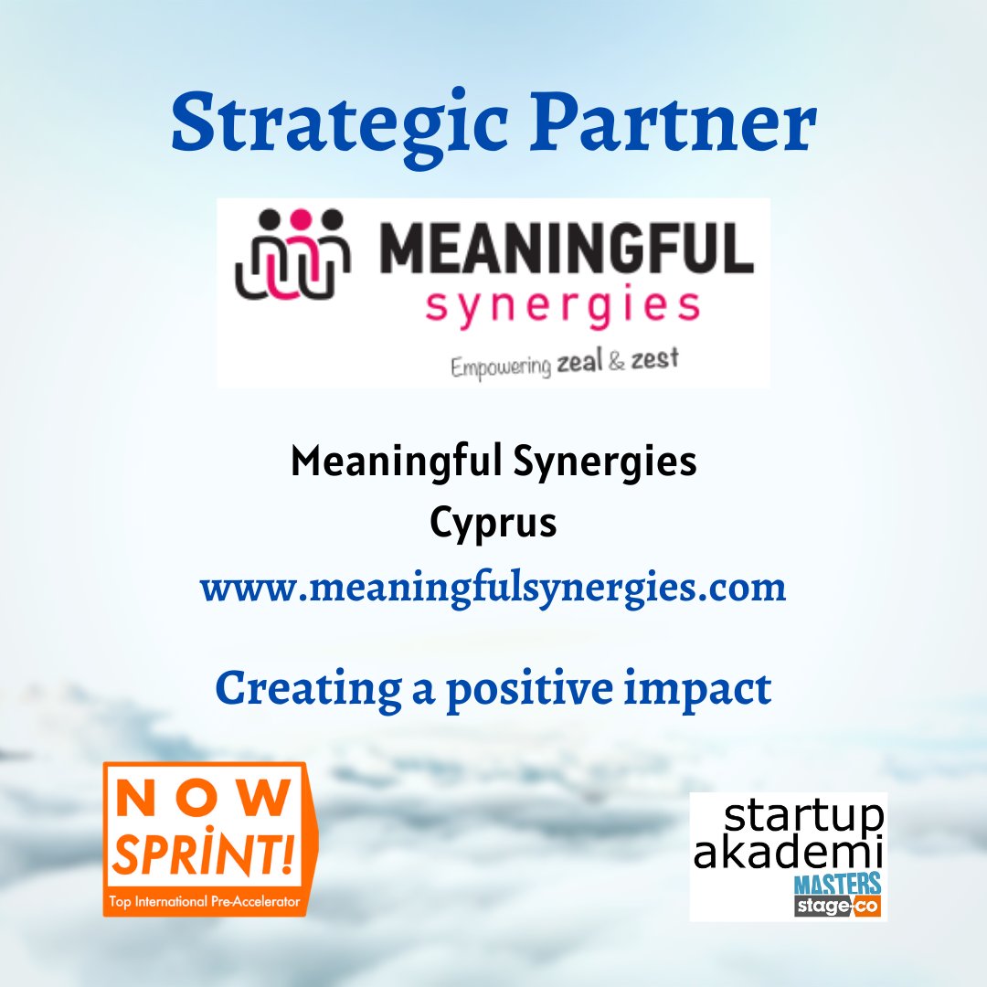 We can not do it without partners and more than happy to announce every time new partners from different countries. Many thanks and impatient to keep growing our fully bootstrapped Accelerator :-D
subscr.: nowsprintaccelerator.com
#startup #accelerator #program #noequity #mentor