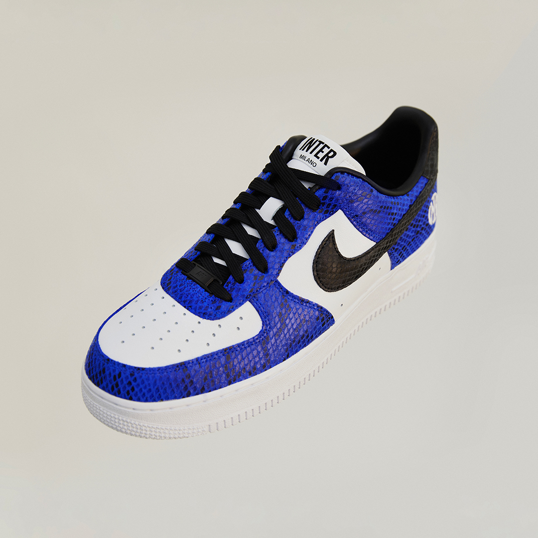 gået vanvittigt Forføre Vild Inter on X: "👟 | NIKE AF1 LOW INTER SNAKESKIN WHITE Nike's most iconic  sneakers in a special limited edition, not for sale. Our colours, our  story, our new visual identity takes