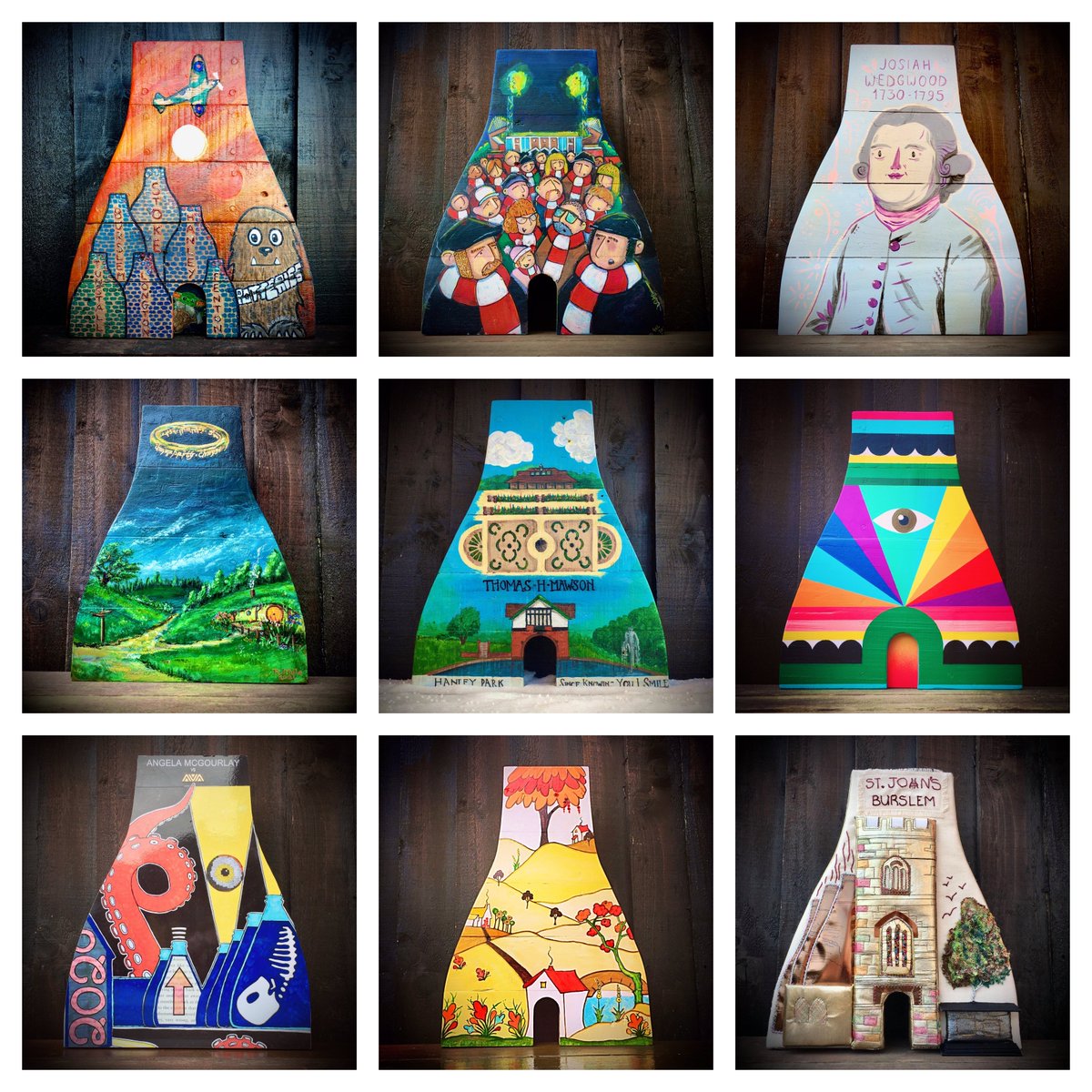 StokeontrentBID's tweet photo. We are working w @TheStoke2000 through our #CREATEFund to bring an amazing bottle oven trail to our #CityCentre made of 50 planters - each decorated in a totally unique style by local creatives and artists! Feast your eyes on a sneak peek😍🎨
#LoveMyCityCentre https://t.co/ExBvdMofxI