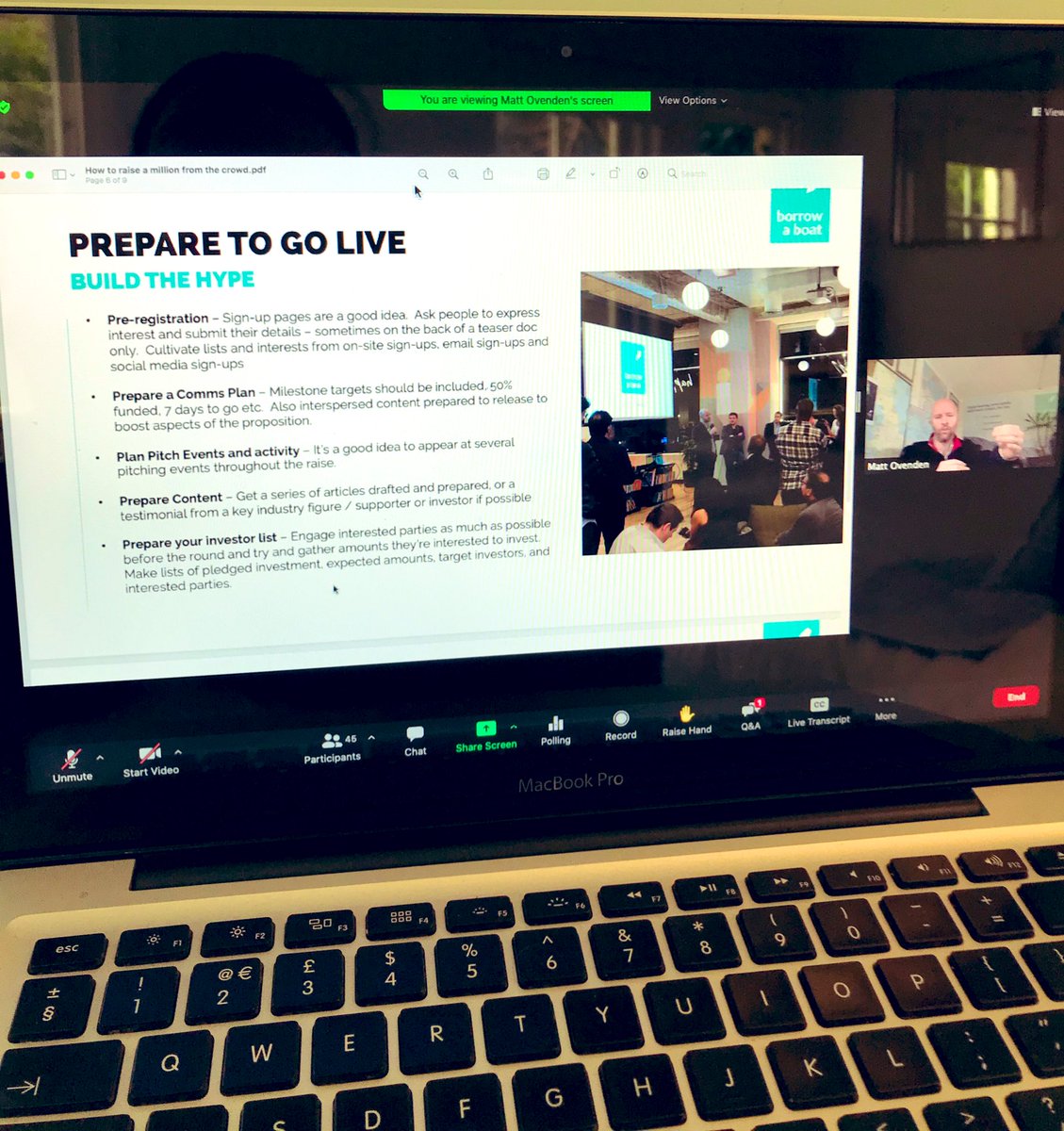 Great session this morning with Matt Ovenden at Borrow A Boat! ⛵️Fantastic and useful insight into how to smash a Crowdfunding round. Join us for our next session on the 22nd April! eventbrite.co.uk/e/natwest-acce… #powerup