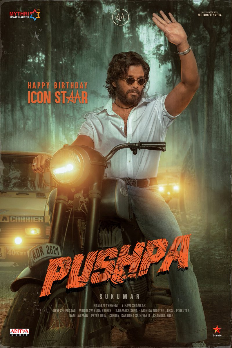 AlluArjunHCF's tweet photo. Team #Pushpa Wishes ICONIC stAAr @alluarjun a very Happy Birthday ♥

https://t.co/hRmkaUT1s3

#ThaggedheLe 🤙

#HappyBirthdayAlluArjun 
#Pushpa || @alluarjun 
పుష్ప   പുഷ്പ   புஷ்பா   ಪುಷ್ಪ   पुष्पा https://t.co/2lV13sLDhn