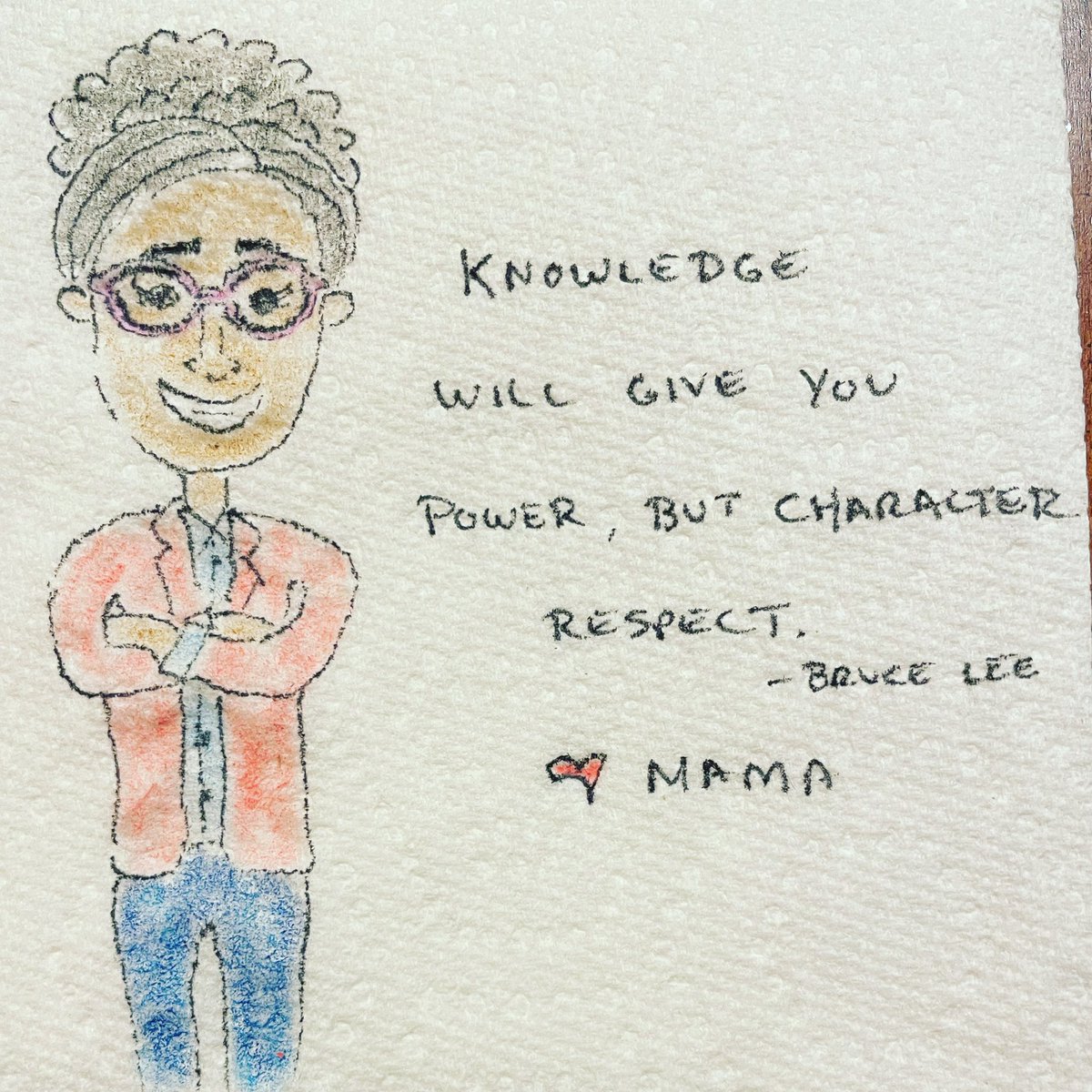 mcgrunk30's tweet photo. Knowledge will give you power, but character respect. 🤓☝🏽- Bruce Lee
#knowledge #power #character #respect #brucelee #bruceleequotes #characterquotes #respectquotes https://t.co/h2obDQvCPz