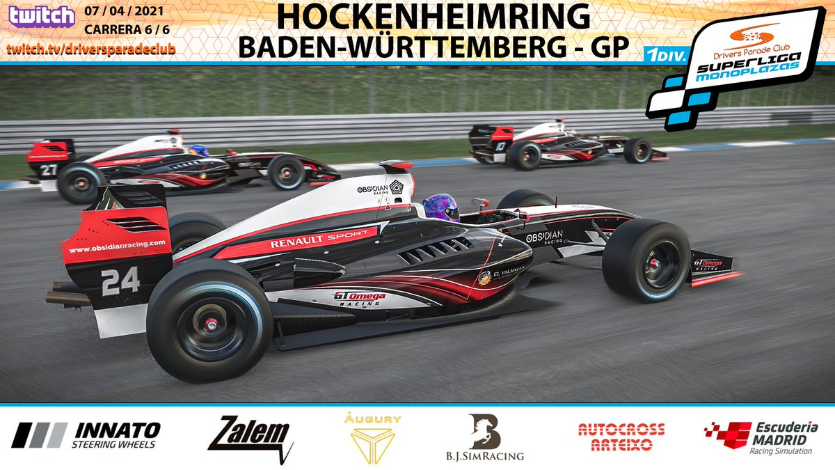 📸SUPERLIGA MONOPLAZAS📸

🥇1ª DIVISIÓN

Algunas fotos espectaculares de la carrera de anoche realizadas por nuestro fotógrafo oficial a pie de pista.

📍Hockenheim
📆07/04/2021