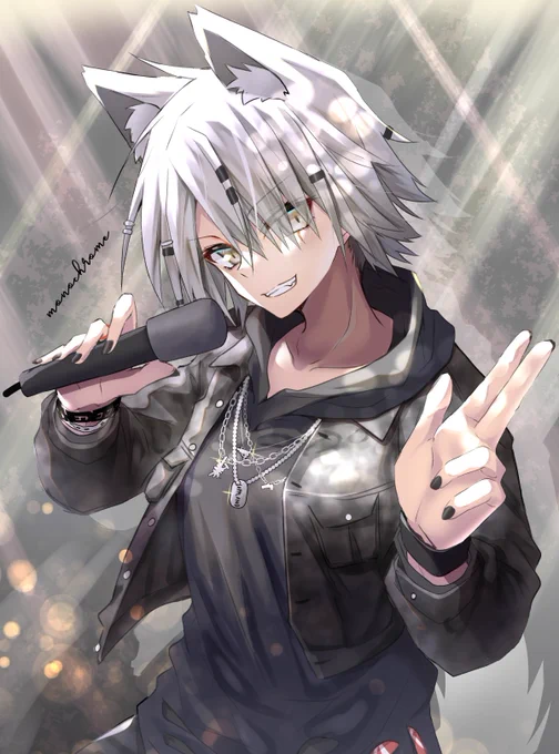 短髪ラップランド～
 #アークナイツ 