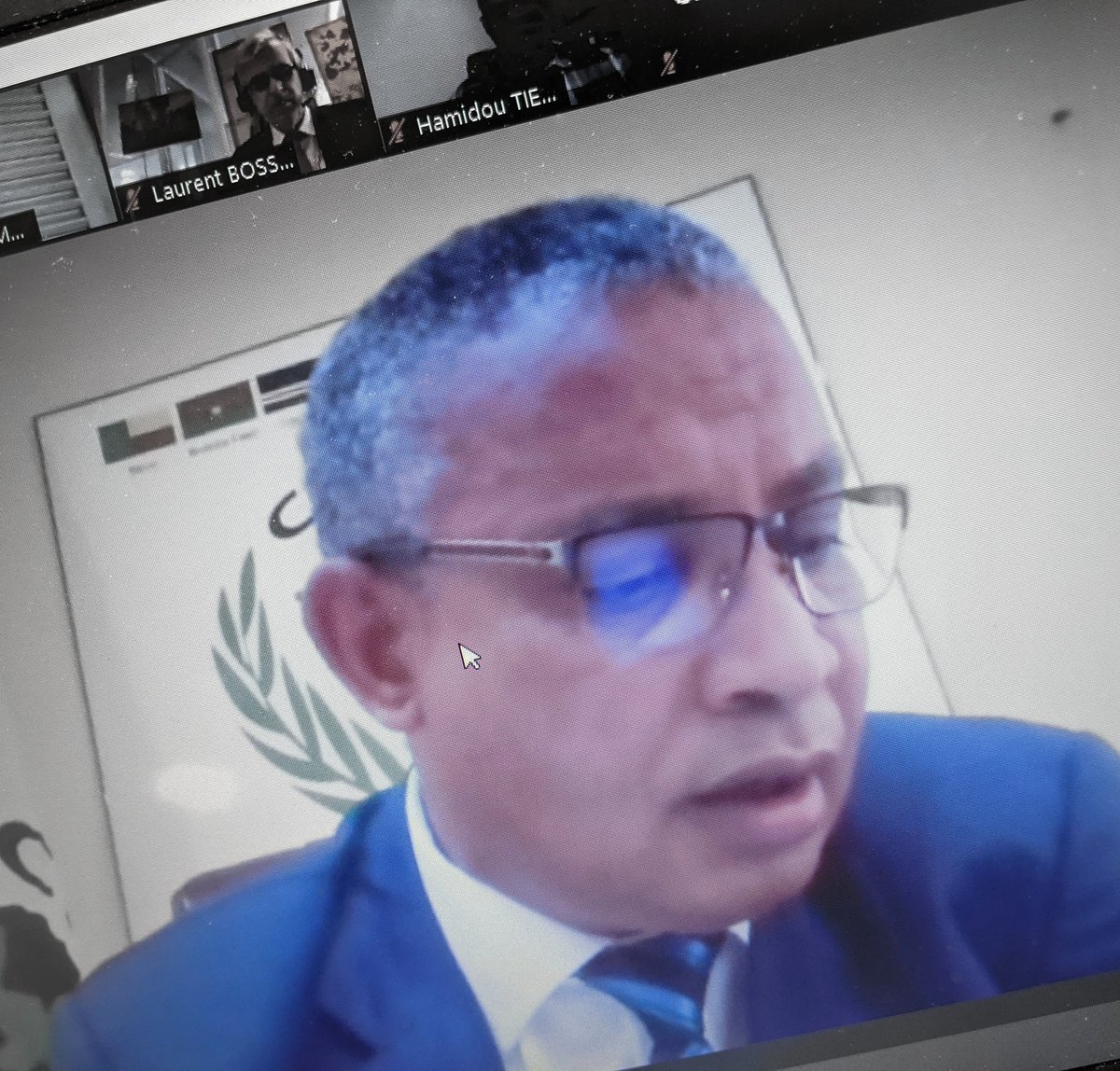 SarahLawan's tweet photo. #LeSaviezVous ? C'est #LaCrise pourtant la production agricole au #Sahel et en #OuestAf est en hausse constante depuis 5 ans rappelle #DrMohamadou, Secrétaire Exécutif du @CILSSinfos, durant la réunion @RPCA_network https://t.co/91hCqPdN1q