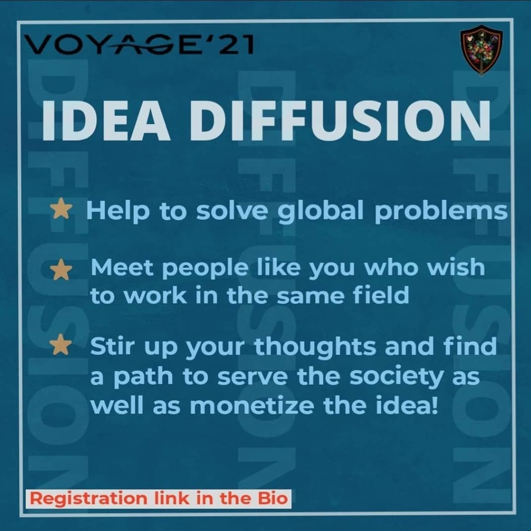 Ecell_BMCC's tweet photo. Idea diffusion
Taglines - Giving shape to your creativity
highlights - 
* Help to solve global problems 
* Meet people like you who wish to work in the same field

Date - Begins 21st april
Registration Fee - Rs. 100
Prizes - Courses and vouchers upto Rs.2000 https://t.co/UYJeRL0tiR