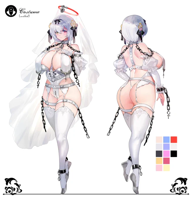 ではここで以前描いていただいたでけえ乳を……※無断転載・無断利用お断り※イラストはコミッションとして制作を依頼したものです※ミモザ先生に描いていただいてます! 