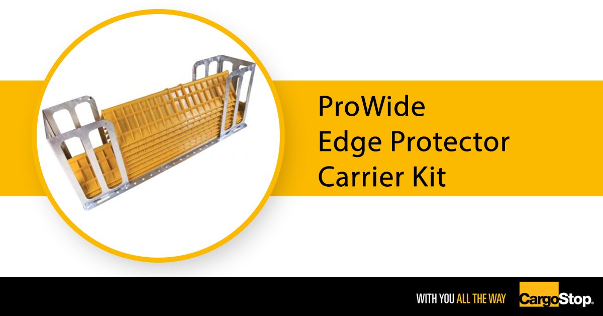 Need to secure your edge protectors while in transport?

Our ProWide Edge Protector Carrier Kit keeps your edge protectors safe and stowed away while on board! 

Order yours today: bit.ly/CargoStopProWi…