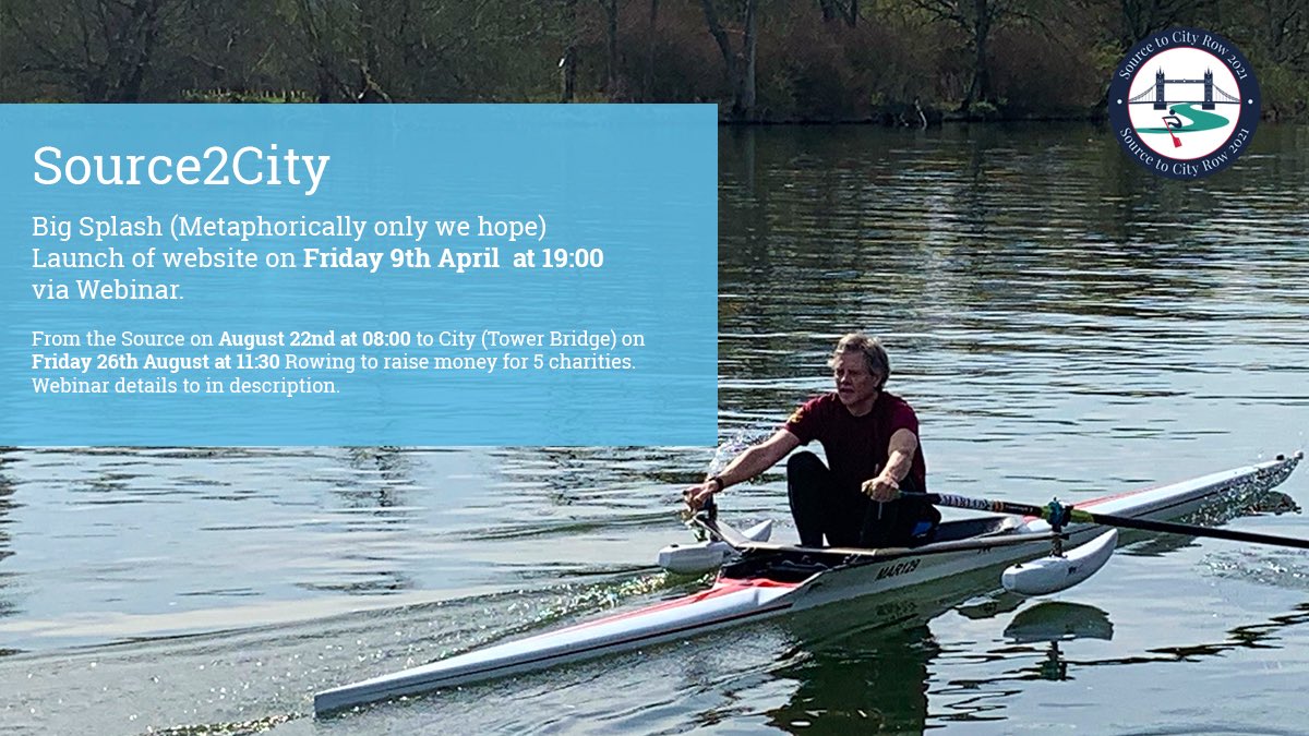 Chartered Accountants' Livery Company (@wccaew) on Twitter photo Join <a href="/GRG_praxity/">Graeme Gordon</a> Master <a href="/WCCAEW/">Chartered Accountants' Livery Company</a> for launch of <a href="/source2city2021/">Source to City 2021</a> #source2city website bit.ly/3utxrO3 9 April 19.00 - #Thames row raising funds for 5 charities including #CALiveryCharity Join <a href="/GRG_praxity/">Graeme Gordon</a> Master <a href="/WCCAEW/">Chartered Accountants' Livery Company</a> for launch of <a href="/source2city2021/">Source to City 2021</a> #source2city website bit.ly/3utxrO3 9 April 19.00 - #Thames row raising funds for 5 charities including #CALiveryCharity