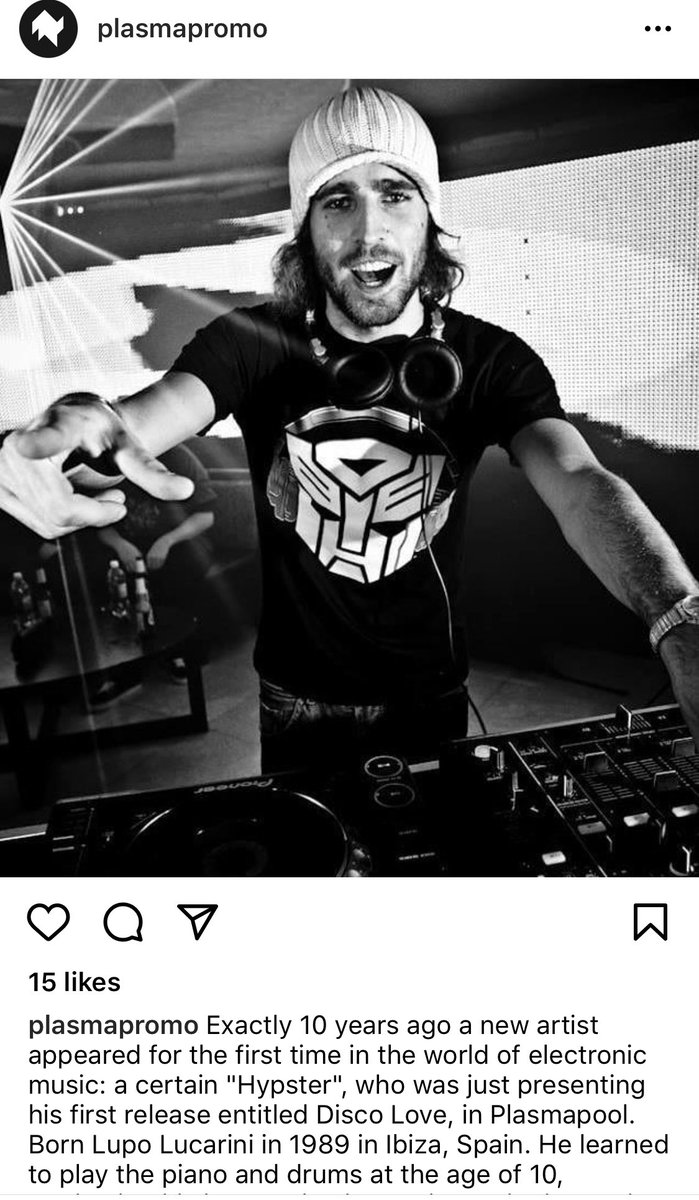 LupoLucarini's tweet photo. Special announcement tomorrow to commmemorate the 10th anniversary of @HypsterMusic ❤️ https://t.co/TOVManhF6A