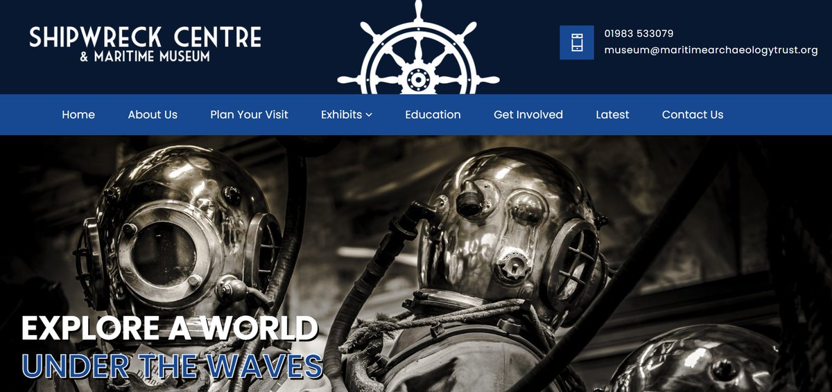 NEWSFLASH: The @shipwrecks_iow's new website is now live and ready to take you on an adventure through maritime history. Dive in! 🌊🏴‍☠️️

museum.maritimearchaeologytrust.org

#SWC #ShipwreckCentre #MaritimeMuseum