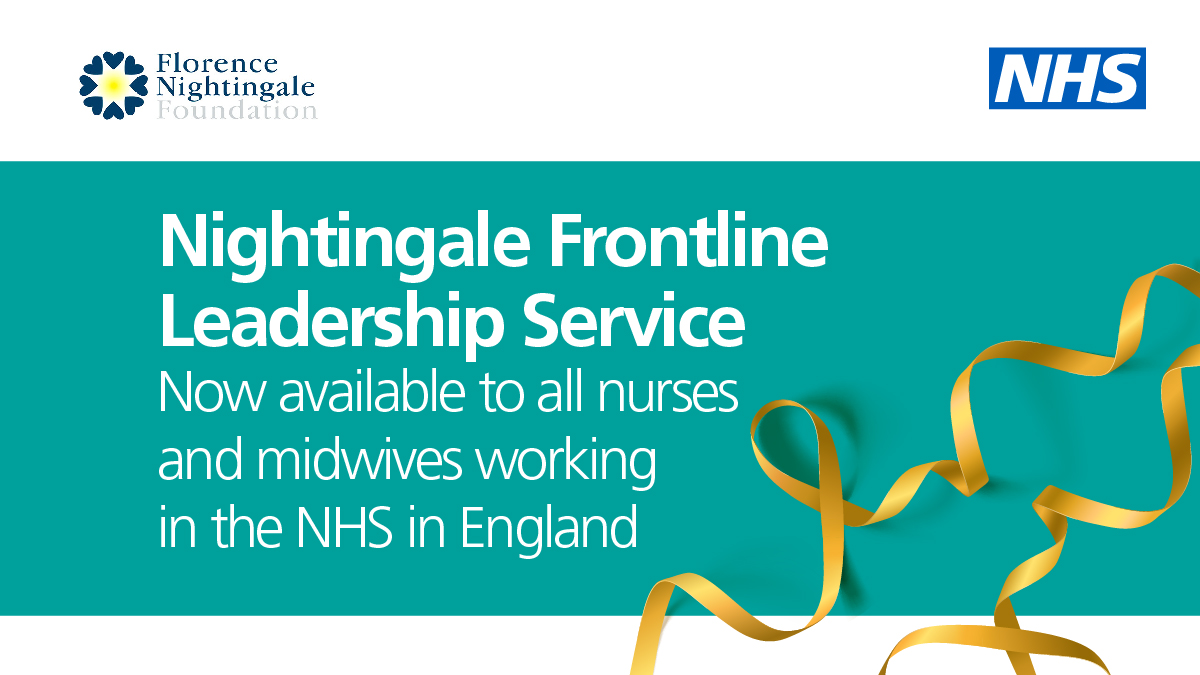 Exciting announcement!🌟

All nurses and midwives working in the #NHS in England can now access our Leadership Support Service. We offer a safe &amp; confidential space for #nurses and #midwives of all levels to decompress 🏥 

Book your place here: ow.ly/CTIS50E1n7p