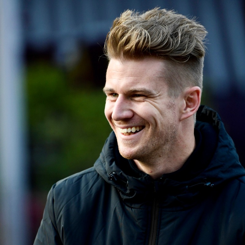 AstonMartinF1's tweet photo. Welcome home, @HulkHulkenberg. 🤜🤛

Here's everything you need to know about the Hulk's new role as reserve and development driver for the 2021 season. #Hulkenback 💚