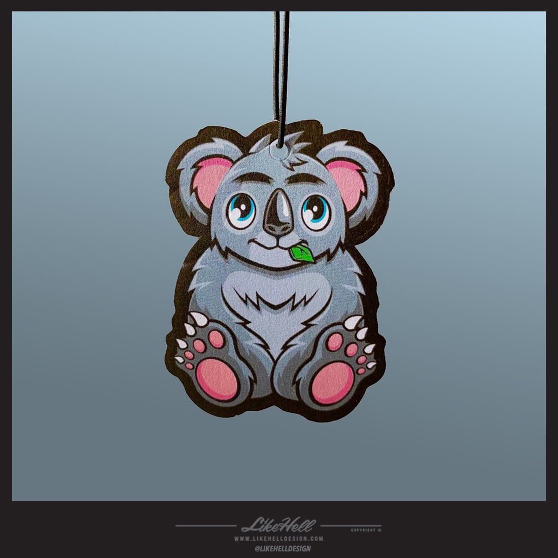 LikeHellDesign's tweet image. One of many air freshener designs drawn up for Smellimals! 
It was rad project creating a whole bunch of different animal characters for what turned out to be an awesome range 🐨🌿#likehelldesign