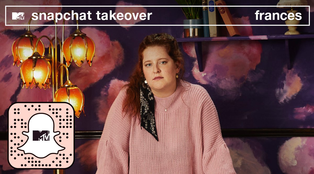 Ahead of the release of her new album #Wonder, <a href="/Frances_Music/">Frances</a> will be taking over our Snapchat today 💫

Add us <a href="/MTVUK/">MTV UK</a> to check it out 🤩