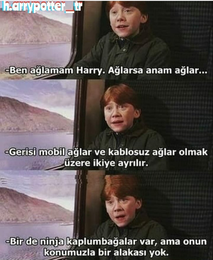 Ah Ron çok komiksin😅