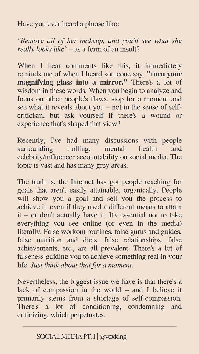 VexKing's tweet photo. Just some thoughts on social media and trolling. https://t.co/867mpShZSB