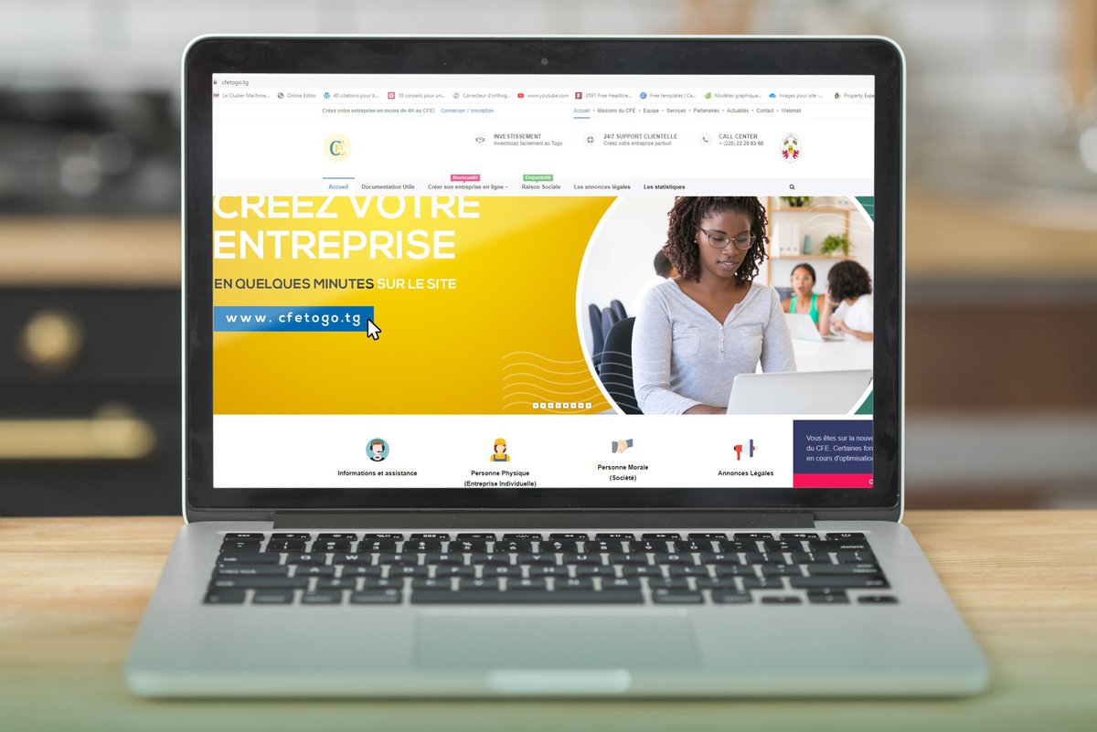Le processus de création des Sociétés anonymes à responsabilité limitée se feront désormais exclusivement en ligne via le site web cfetogo.tg . Ceci entre dans le cadre du processus de digitalisation de l'administration. 
#Togo #Digitalisation
