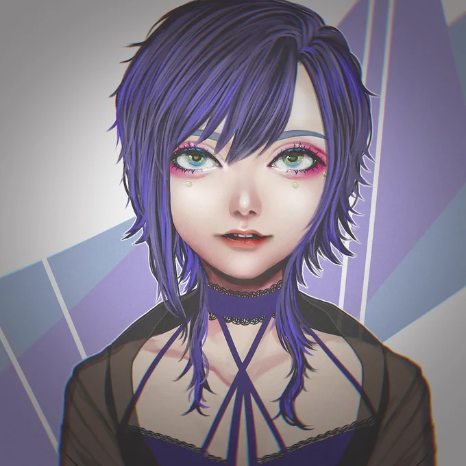 ウルフな女の子描きました?
クール系の女の子っていいですよね(∩'∀`∩)♡

#絵描きさんと繋がりたい 
#イラスト好きと繋がりたい 
#春の創作クラスタフォロー祭 