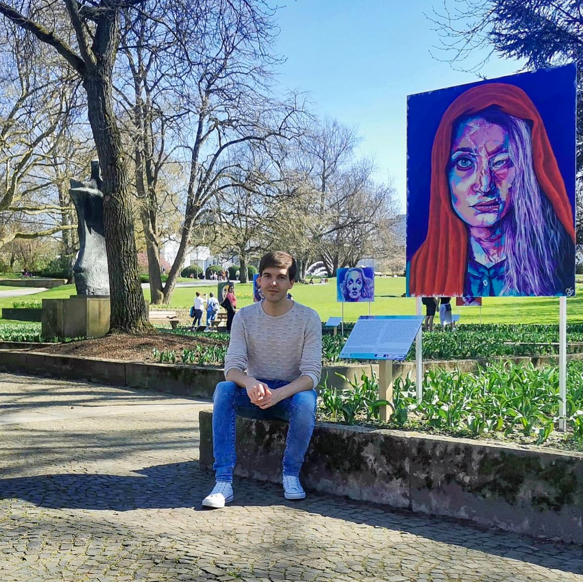 On my 27th Birthday, I want to encourage everyone out there to go new and unusual ways to make things happen. I turned my ideas into reality and now people can visit my open-air art exhibition. If we work together, we can create the greatest things and make life worth living.