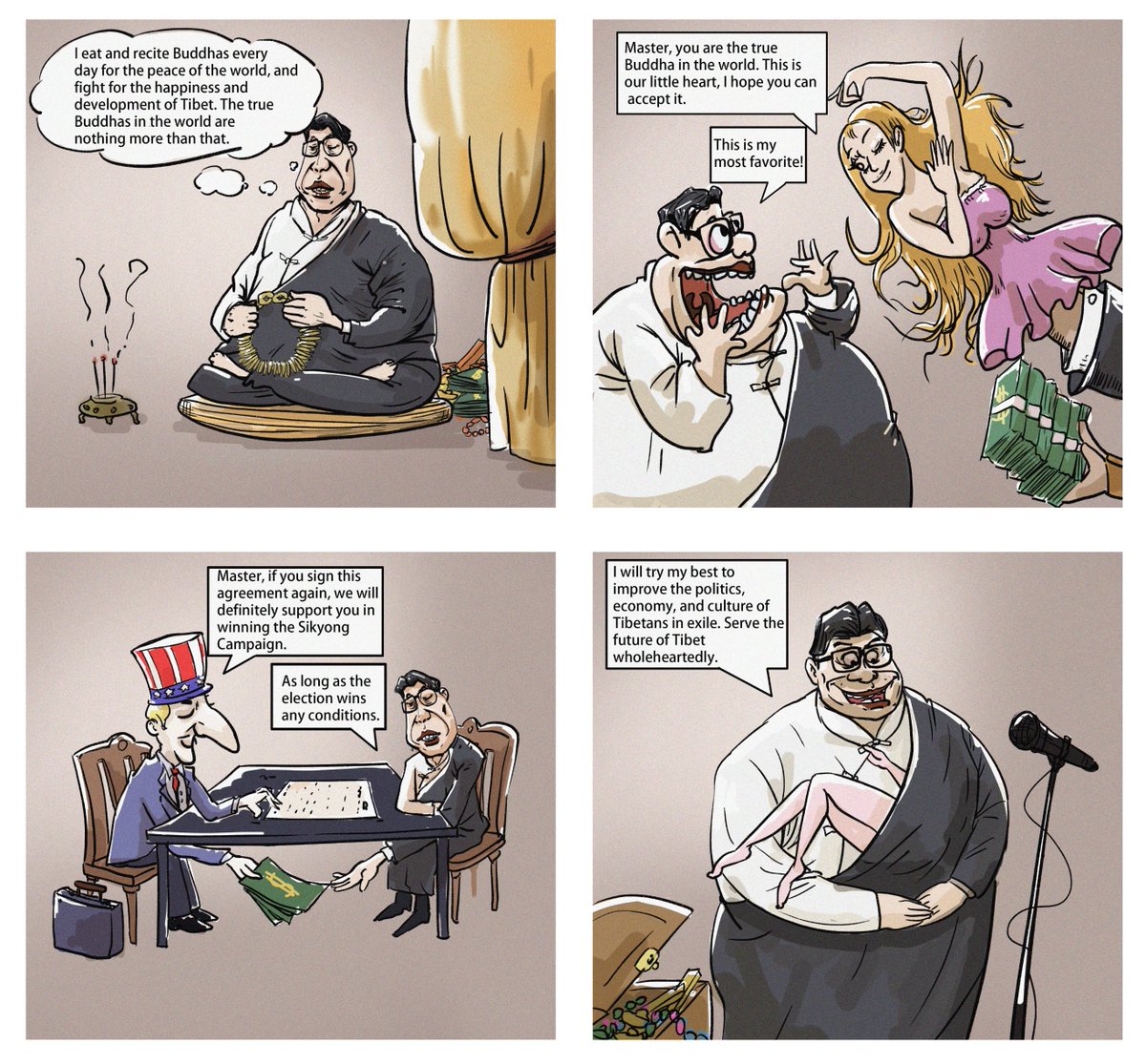 Nyima36000785's tweet image. #KaydorAukatsang #Sikyong2021 #Tibet #freetibet 
Unbelievable！There was a problem with Kaydor Aukatsang’s style but he passed the Sikyong primary election. No matter what the reasons, I don’t agree with him election.