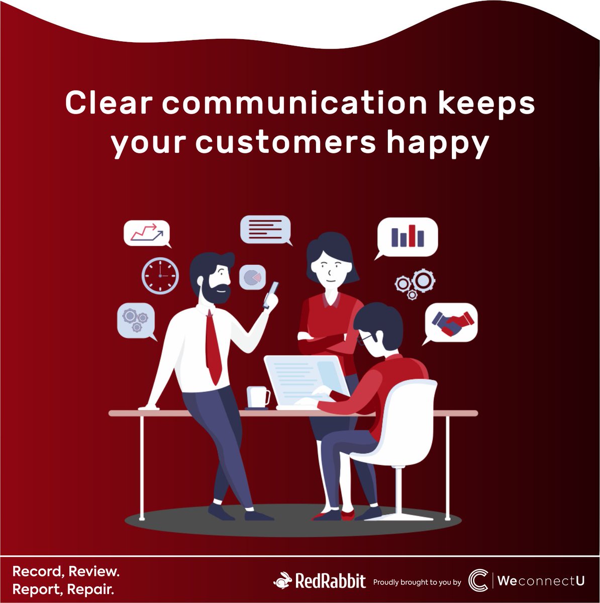RedRabbitSA's tweet image. Do your clients know that their problems is getting the attention it demands? Keep your landlord, tenant and contractor in the loop with quick email and SMS updates, directly from the maintenance ticket.

Contact us today: redrabbit.zone