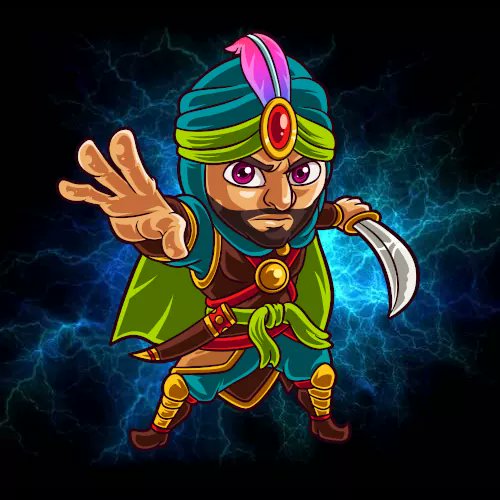 z0mbiecells's tweet photo. Farzin is an elite Persian warrior within the imperial guard. Taken from his family at birth, he began his military training as a young boy.  He is extremely loyal, obedient and courageous, but also well-refined and cultured. #NFT #wax @WAX_io #collectibles https://t.co/YsDMjwN9ZT