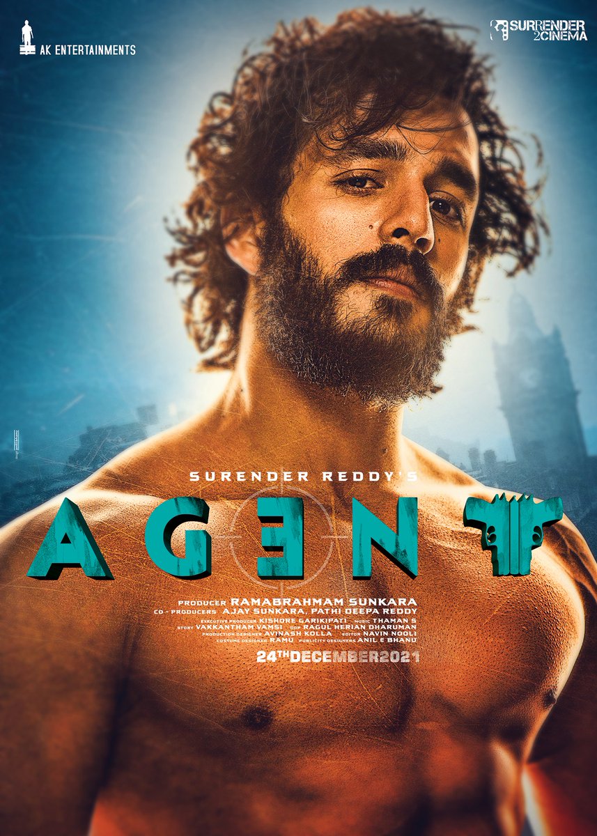 Work on Akhil's transformation to this beast mode started 7 months ago. I am awe struck with the passion and dedication he showed each and every single day to make sure his look turns up the way we wanted it to be. I promise to show you a never seen before new Akhil with #Agent
