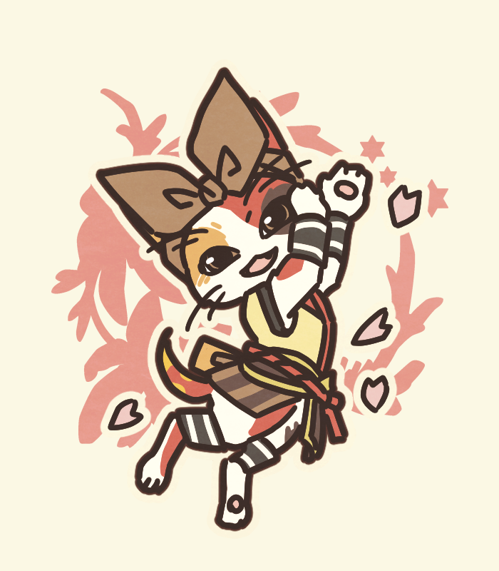 ひなた春花 ロジカリズム モンハンライズの茶屋のアイルー オテマエちゃん うさ団子のムービーがかわいすぎて何度も見ちゃう