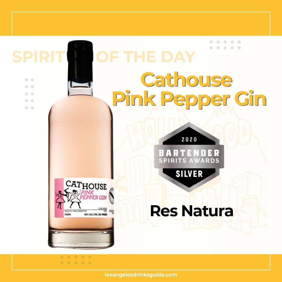 Los Angeles Drinks Guide (@ladrinksguide) on Twitter photo ✨ SPIRIT OF THE DAY ✨
'Cathouse Pink Pepper Gin' by <a href="/APWdistillery/">All Points West Distillery</a> from the United States 😍
<a href="/BartenderAwards/">Bartender Spirits Awards</a> Tasting Notes: Pink Pepper flavor adds a kiss of Hibiscus and a deep warm Pink Pepper spiciness. ✨ SPIRIT OF THE DAY ✨
'Cathouse Pink Pepper Gin' by <a href="/APWdistillery/">All Points West Distillery</a> from the United States 😍
<a href="/BartenderAwards/">Bartender Spirits Awards</a> Tasting Notes: Pink Pepper flavor adds a kiss of Hibiscus and a deep warm Pink Pepper spiciness.