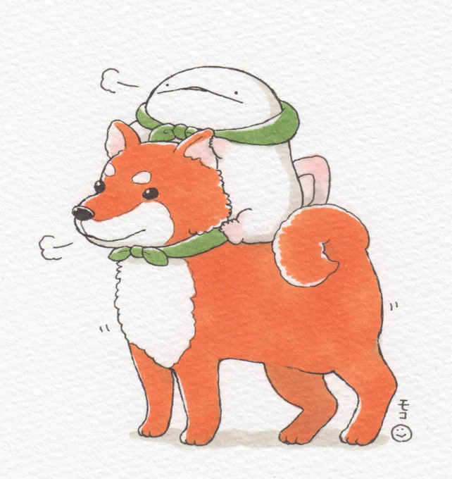 オオサンショウウオ、凛々しい2人? #柴犬の日 