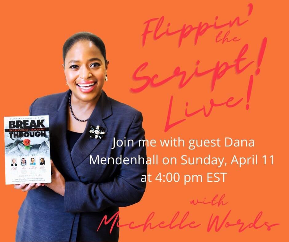 Please join Host Michelle Words and me as we explore REDEFINING “NO” on her Flippin’ The Script podcast Sunday, 4/11 at 3pm CST / 4 pm EST. 

See you Sunday!

redefiningno.com

#redefiningno #transformfailureintosuccess #transformrejectionintosuccess #RDN