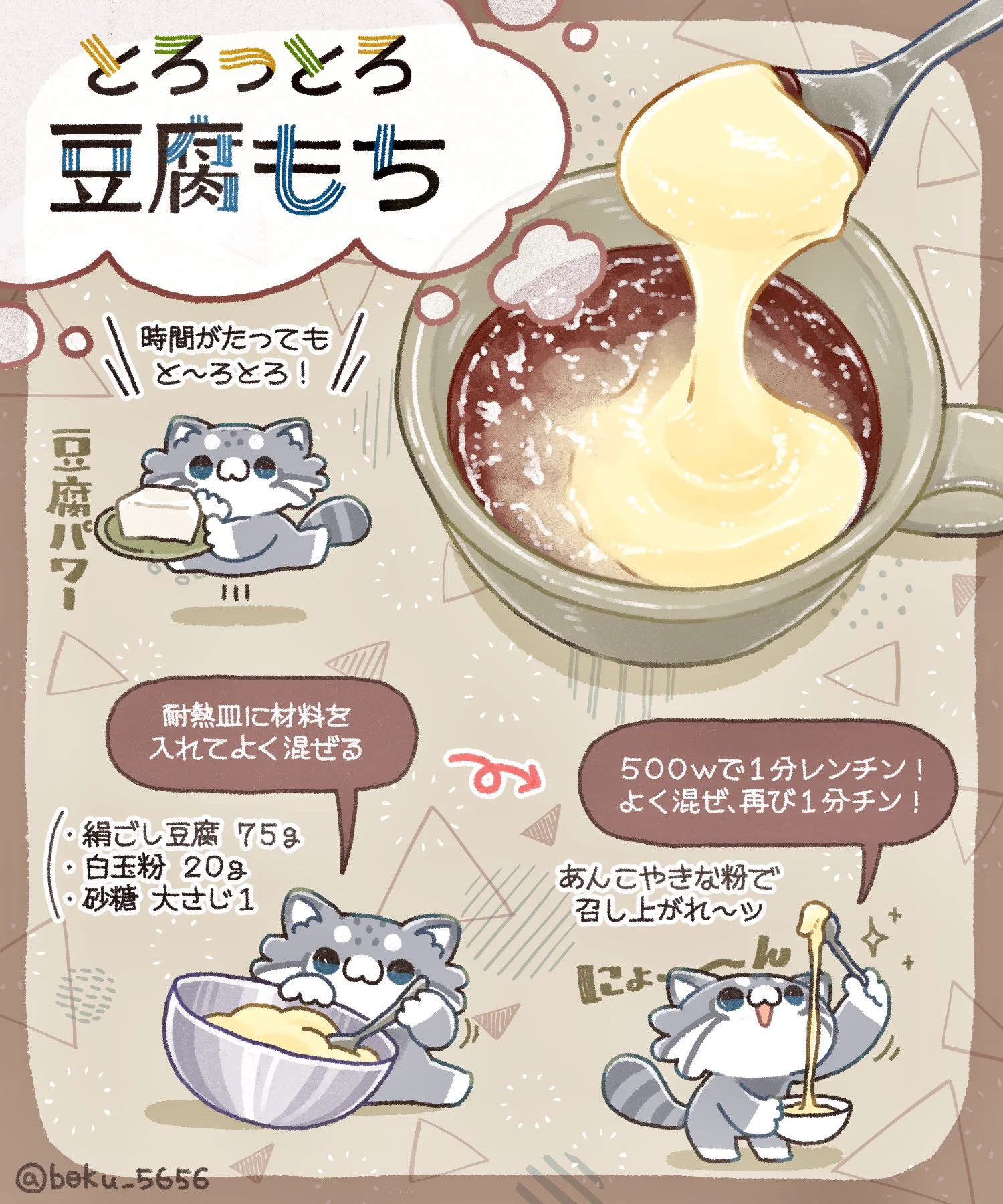 これなら罪悪感なく食べられるかも！豆腐を使った簡単スイーツレシピ！