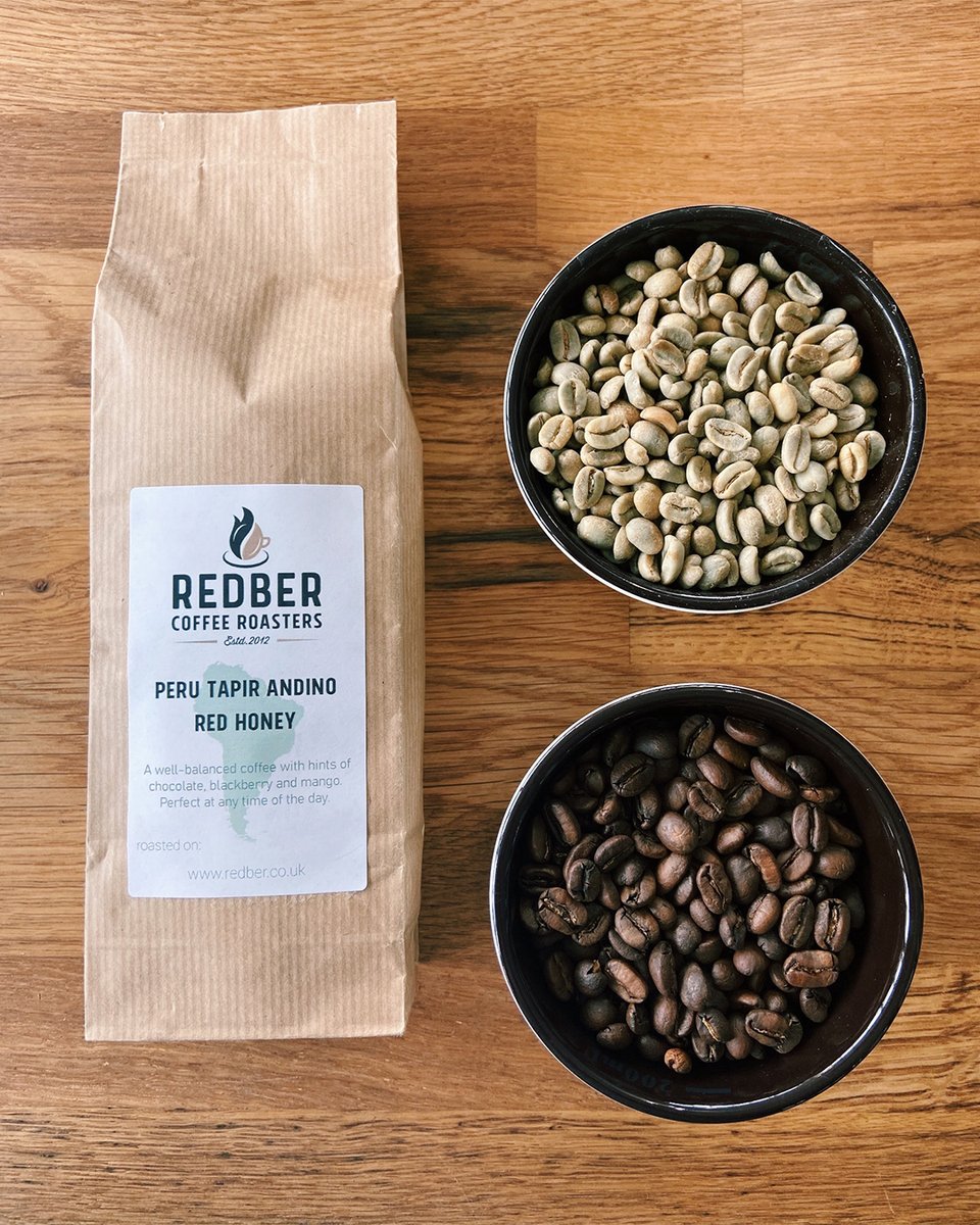 NEW COFFEE: Peru Tapir Red Honey ☕ Sweet and well-balanced with hints of chocolate 🍫, blackberry 🍇 and mango 🥭 Shop Here: bit.ly/3rV2tNi