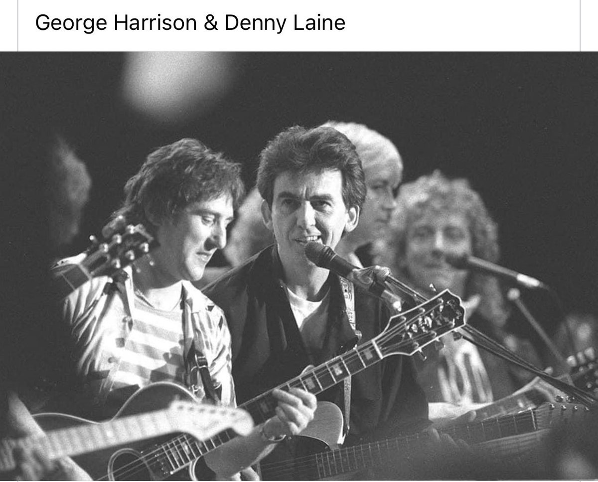 #GeorgeHarrison #DennyLaine