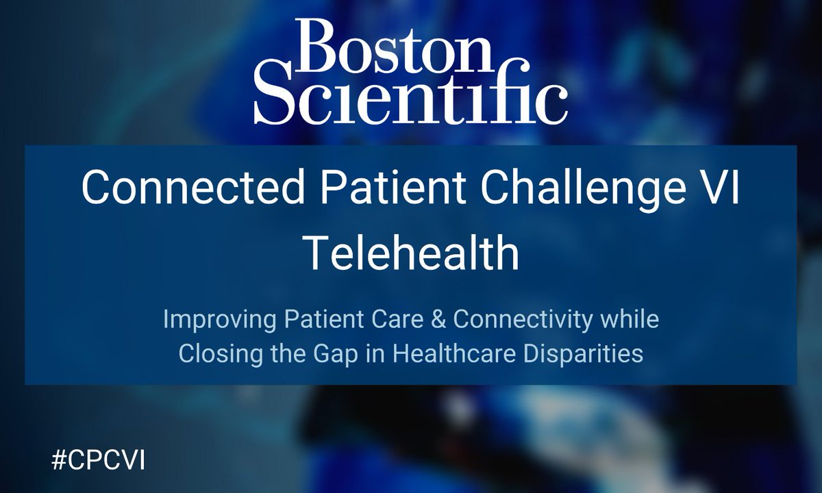 UCScienceCenter's tweet photo. Calling all #entrepreneurs, the @bostonsci Connected Patient Challenge (#CPCVI) seeks innovative solutions in #telehealth while also improving #patientcare & #connectivity while #closingthegap in #healthcaredisparities. Submit now: https://t.co/pUjqsJVhhh https://t.co/4b2FcfHLtc