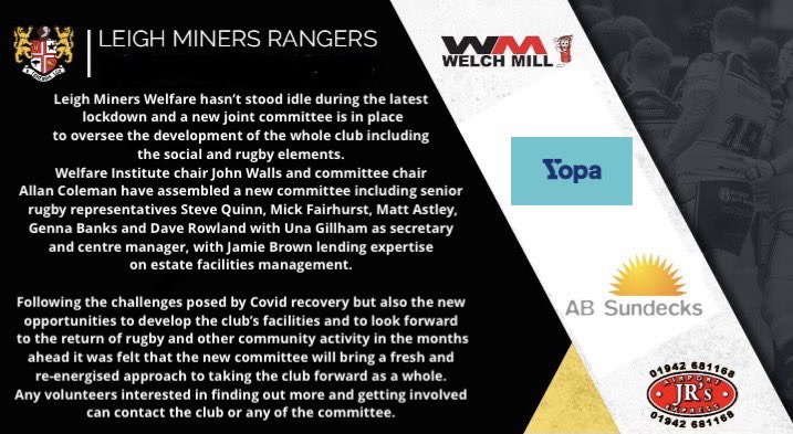 Leigh Miners Rangers RL tweet media