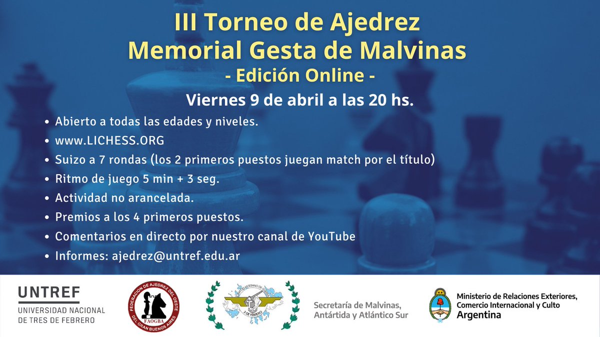 UNTREF Ajedrez tweet media