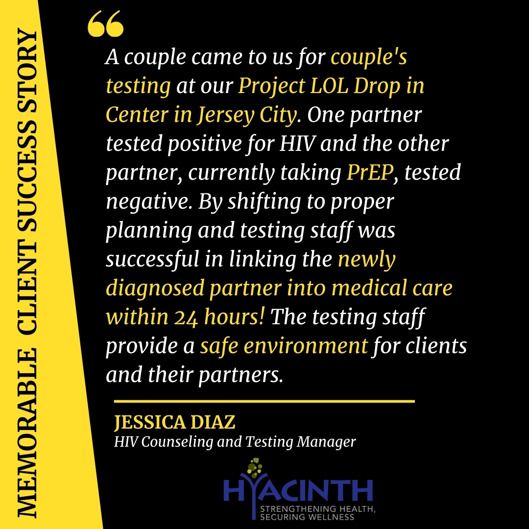 HyacinthNJ's tweet photo. This week is National Public Health Week. We honor our frontline staff who have been fighting to end the HIV epidemic in NJ! We sat down with Jessica Diaz, our HIV Counseling and Testing Manager,and talked about HIV testing  services during the pandemic! 

#HIVTesting #NJEndsHIV https://t.co/nun3c54TSk