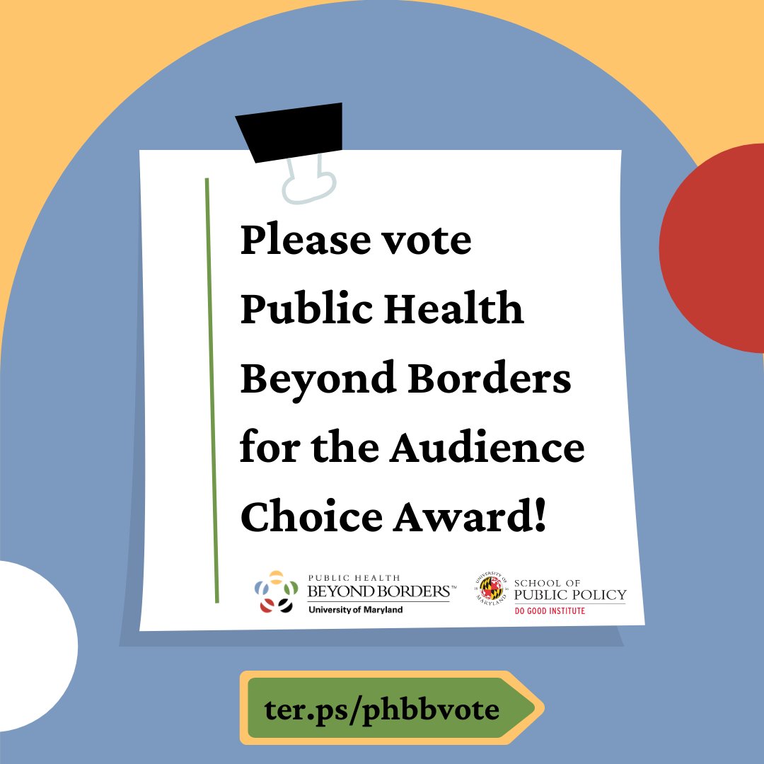Public Health Beyond Borders is in the finals for the Do Good Challenge and voting is now live! Please vote us for the Audience Choice Award at ter.ps/phbbvote

#publichealth #phbb #dogoodchallenge