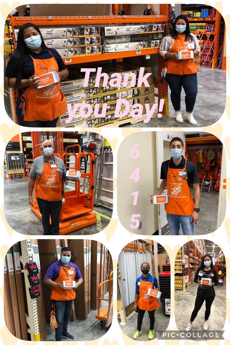 Thank you day! Thank you to Michael R. And Kenneth for taking care of our associate! Thank you day - Wear the Mask! #thd6415