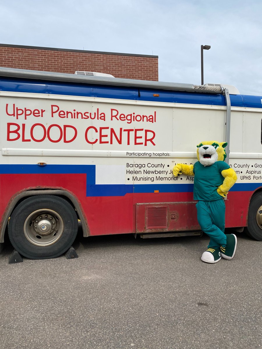 The NMU School of Nursing recently teamed up with the @UPHSMarquette Regional Blood Center to help supply 13 hospitals with the gift of life. All of the blood donated at the event will be used by patients in need right here in the Upper Peninsula.
