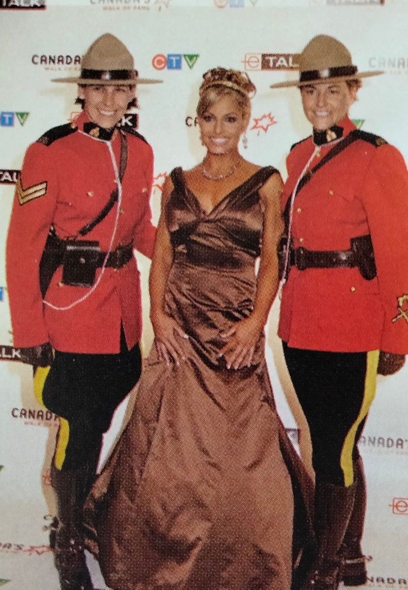 These mounties have their woman!..Trish Stratus serves as host of the 2006 Canada's Walk of Fame induction ceremony in Toronto back on June 3,2006 https://t.co/FqbE9v63mW