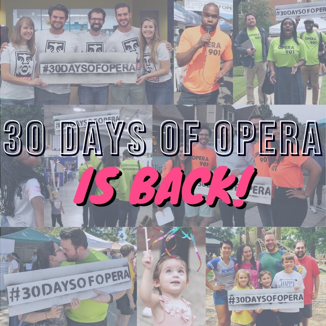 DowntownMemphis's tweet photo. #30DaysofOpera is back!
Our friends at @OperaMemphis are kicking off their #30DayofOpera this April with free opera in EVERY single zip code in Memphis.
They will be joining us at Court Square on TODAY from noon - 1 pm. Grab lunch and enjoy!
#DowntownMemphis https://t.co/Lr8QcSBp4S