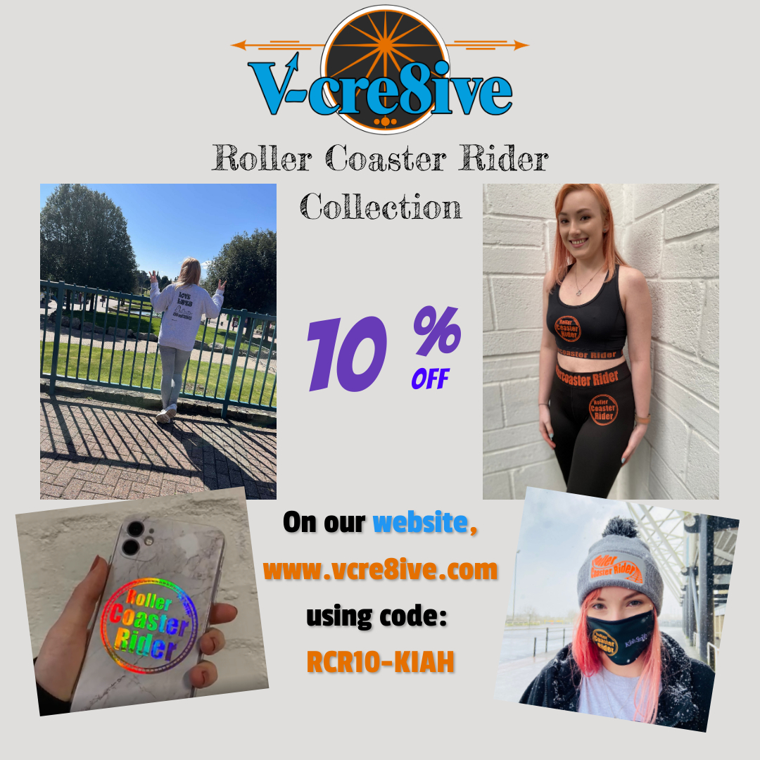 GET RIDE READY!
Our 10% discount on all the Roller Coaster Rider Collection ends 12th April 11:59pm so get in there quick! We're at Alton Towers on the 12th and Blackpool Pleasure Beach on the 13th&amp;14th and we can't wait to see you rocking your items!
vcre8ive.com/rollercoaster-…